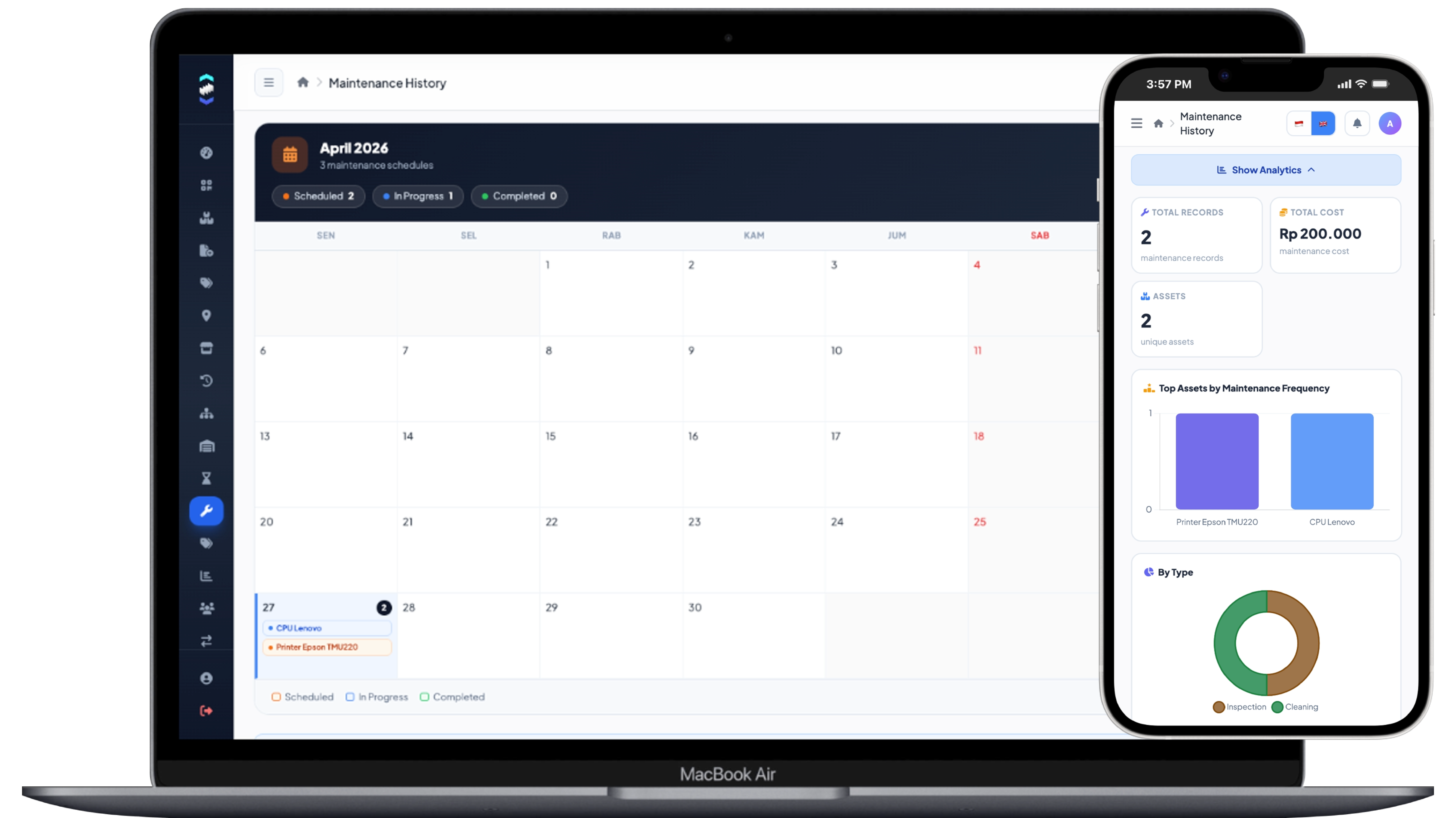 AxenTra Maintenance Feature